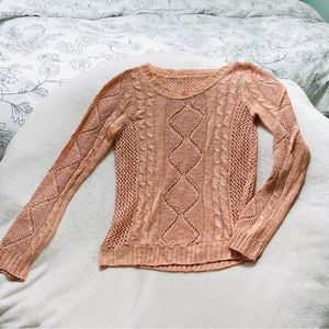 Chunky knit sweater. No brand.